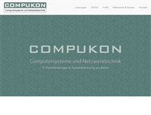 Tablet Screenshot of compukon.de